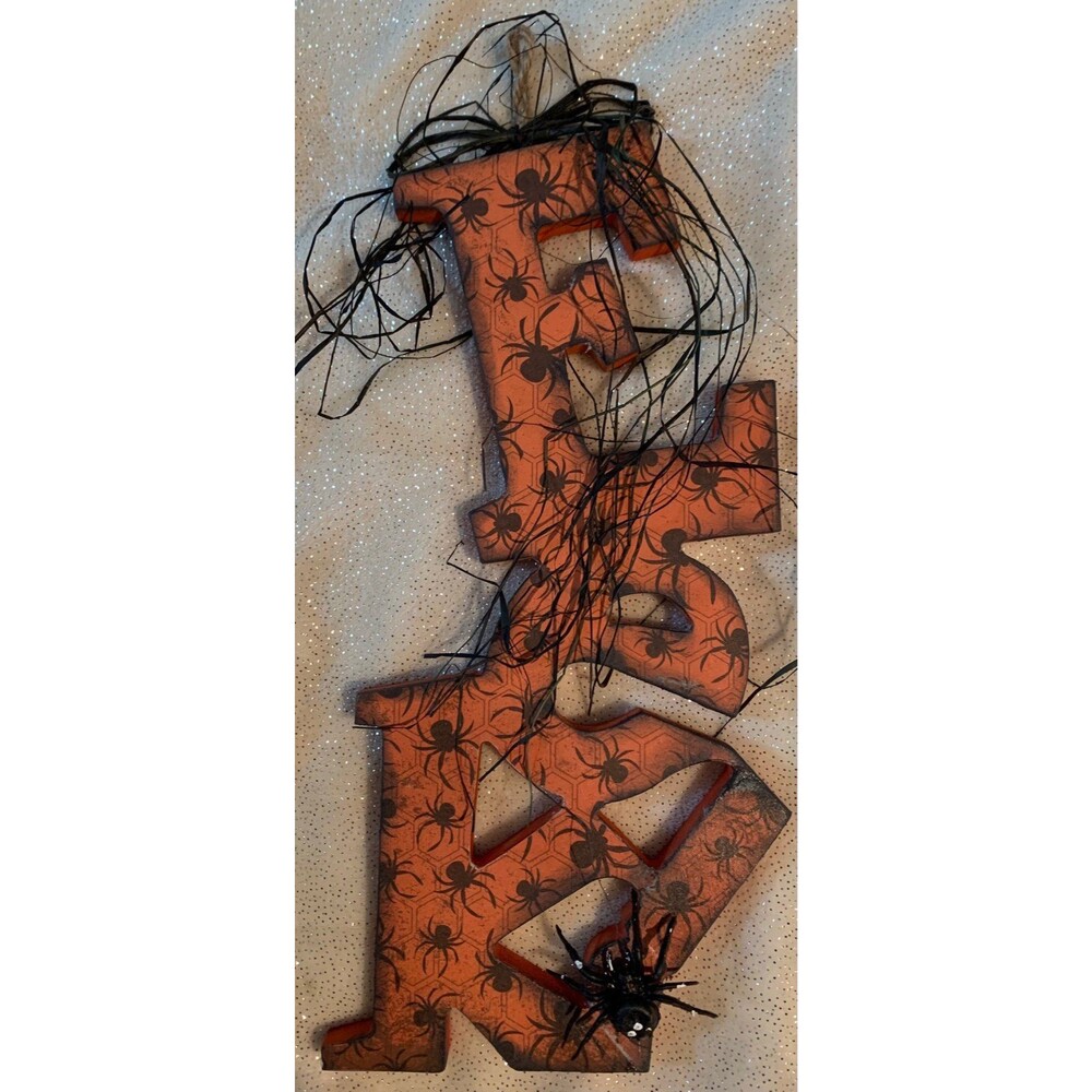 Hand Made Halloween Sign